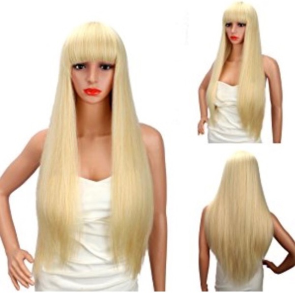 ?Hayden 26” 613 Blonde synthetic Bang Wig *NWT* main image 8